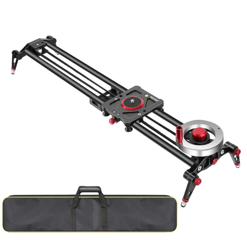 Neewer Camera Slider Video Track Dolly Rail Stabilizer: 31-inch