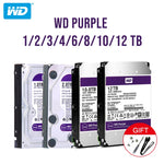 Western Digital WD Purple Surveillance HDD 1TB 2TB 3TB 4TB SATA 6.0Gb/s 3.5" Hard Drive for cctv Camera AHD DVR IP NVR