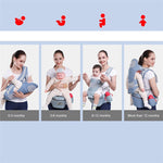 Ergonomic Baby Carrier Breathable Infant Backpack Portable Travel Hipseat Leaps Adjustable Newborn Kangaroo Wrap Mommy Care Nursing Fanny Pack Comfortable