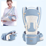 Ergonomic Baby Carrier Breathable Infant Backpack Portable Travel Hipseat Leaps Adjustable Newborn Kangaroo Wrap Mommy Care Nursing Fanny Pack Comfortable