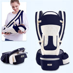 Ergonomic Baby Carrier Breathable Infant Backpack Portable Travel Hipseat Leaps Adjustable Newborn Kangaroo Wrap Mommy Care Nursing Fanny Pack Comfortable