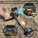 MD-4080 and MD-4030 Metal Detector Underground Gold Detector Metal Pinpointing Treasure Hunter Seeker Portable & Lightweight