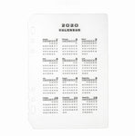 45 Sheets Business A5 A6 Loose Leaf Notebook Refill Spiral Binder Index Inside Page Monthly Weekly To Do List Paper Stationery