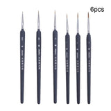 5 PCS Miniature Paint Brush Set Professional Nylon Brush Acrylic Painting Thin Hook Line Pen Art Supplies Hand Painted A3