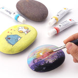 5 PCS Miniature Paint Brush Set Professional Nylon Brush Acrylic Painting Thin Hook Line Pen Art Supplies Hand Painted A3