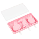 Shebaking Food Grade Silicone Ice Cream Molds Homemade Popsicle Mold Tray Juice Dessert Ice Cube Maker DIY Ice-sucker Mould