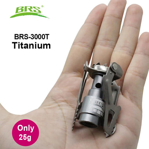 Outdoor Gas Stove  Camping Gas Burner Portable Mini Titanium Stove Survival Furnace Pocket Picnic Gas Cooker brs-3000t