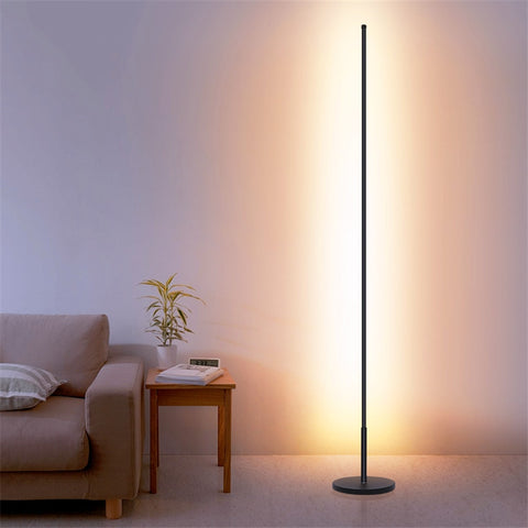 Nordic Minimalist LED Floor Lamps Standing Lamps Living Room Led Black/White Aluminum Luminaria Standing Lamps Lamparas Decorate