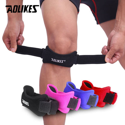 Adjustable Knee Patellar Tendon Support Strap Band Knee Support Brace Pads for Running basketball Outdoor Sport