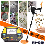 MD-4080 and MD-4030 Metal Detector Underground Gold Detector Metal Pinpointing Treasure Hunter Seeker Portable & Lightweight