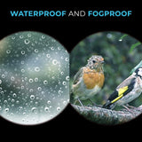 Maifeng 8-40x40 Monocular Telescope Compact Retractable Zoom Waterproof Bak4 Professional HD ED Glass With Tripod Phone Clip