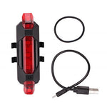 Bicycle light LED Taillight Rear Safety Warning Cycling Light Portable USB Rechargeable Cycling Light Bike Accessories TSLM2