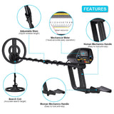 MD-4080 and MD-4030 Metal Detector Underground Gold Detector Metal Pinpointing Treasure Hunter Seeker Portable & Lightweight