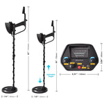 MD-4080 and MD-4030 Metal Detector Underground Gold Detector Metal Pinpointing Treasure Hunter Seeker Portable & Lightweight