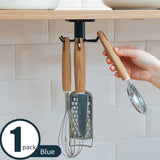 360 Degrees Rotated Kitchen Hooks Self Adhesive 6 Hooks Home Wall Door Hook Handbag Clothes Ties Bag Hanger Hanging Rack