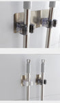 Multi-Purpose Hooks Wall Mounted Mop Organizer Holder RackBrush Broom Hanger Hook Kitchen bathroom Strong Hooks