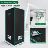 70x70x160cm grow tent 1680D indoor greenhouse hydroponics cultivated plant grow box room big tent