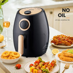 MIUI Smart Air Fryer without Oil Home Cooking MI-CYCLONE 2L Deep Fryer Cold Rolled Metal Disposable Molding Rock Solid Classical