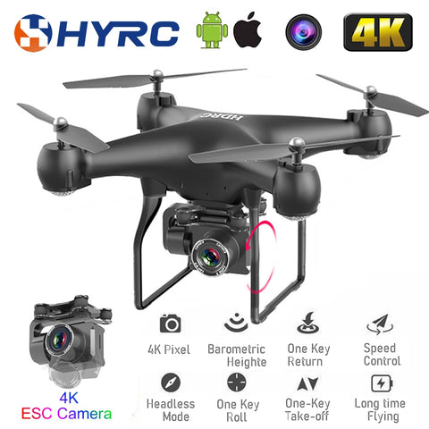 RC Drone FPV Quadcopter UAV with ESC Camera 4K HD Profesional Wide-Angle Aerial Photography Long Life Remote Control Helicopter