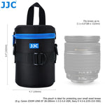 JJC Camera Lens Bag Pouch Waterproof DSLR Lenses Case Soft Polyester Lining Photo Backpack for Canon Sony Nikon Olympus Fujifilm