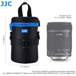 JJC Camera Lens Bag Pouch Waterproof DSLR Lenses Case Soft Polyester Lining Photo Backpack for Canon Sony Nikon Olympus Fujifilm