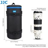 JJC Camera Lens Bag Pouch Waterproof DSLR Lenses Case Soft Polyester Lining Photo Backpack for Canon Sony Nikon Olympus Fujifilm