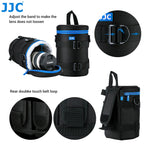 JJC Camera Lens Bag Pouch Waterproof DSLR Lenses Case Soft Polyester Lining Photo Backpack for Canon Sony Nikon Olympus Fujifilm